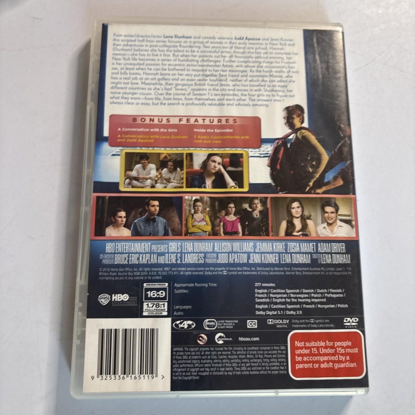 Girls : Season 1 (DVD, 2012) Region 4