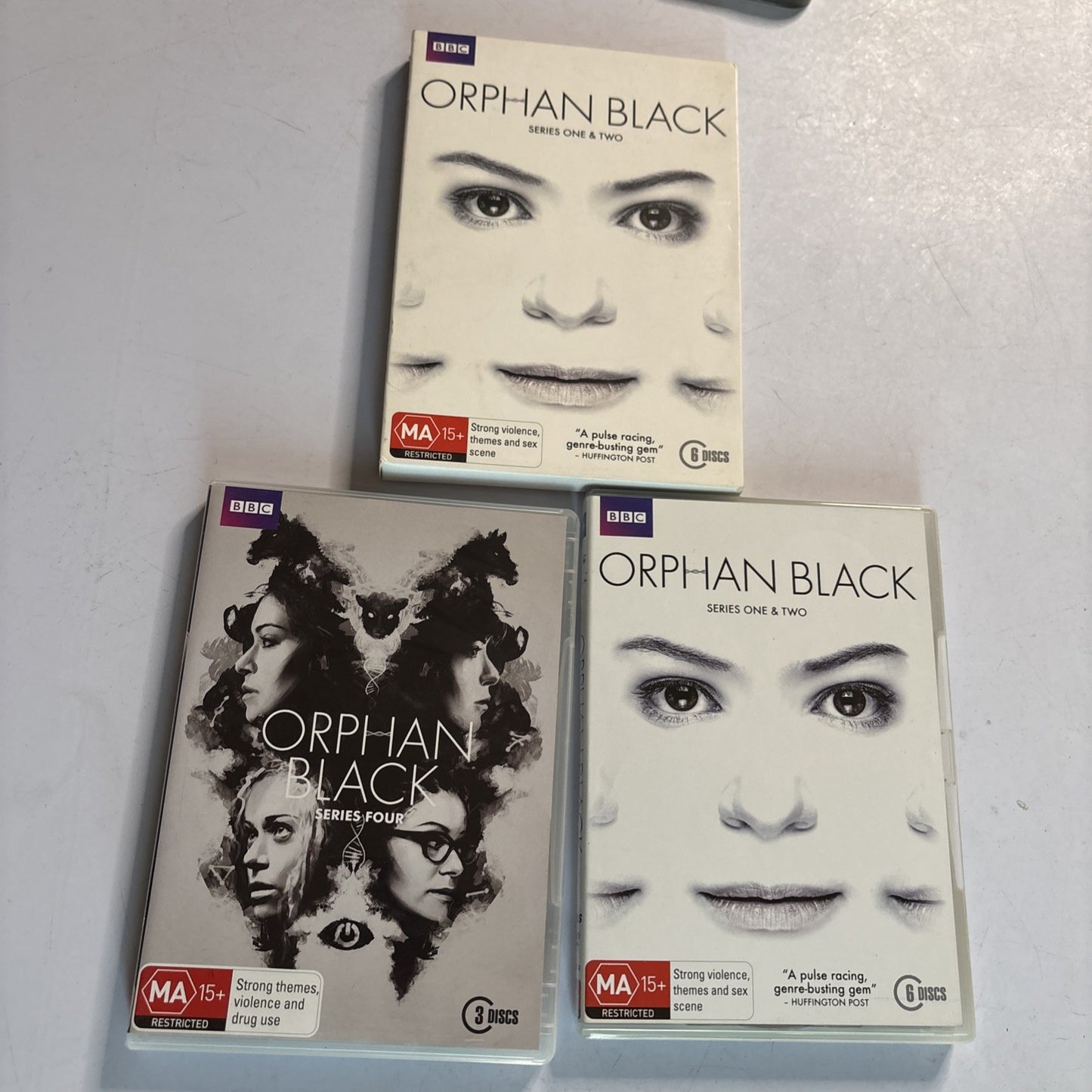Orphan Black : Series 1, 2, 4 (DVD, 2014, 9-Disc) Region 4
