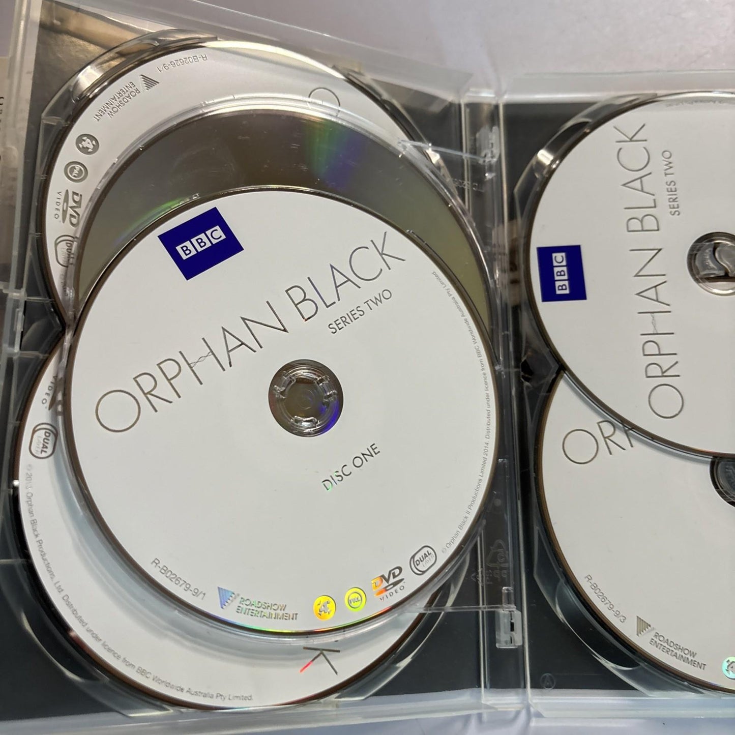 Orphan Black : Series 1, 2, 4 (DVD, 2014, 9-Disc) Region 4