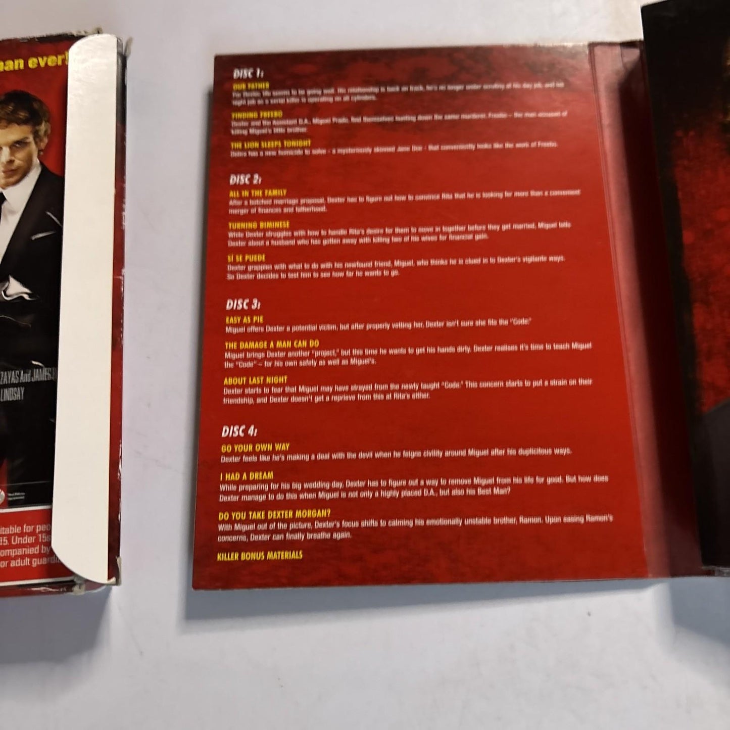 Dexter : Season 3 (DVD, 2007) Region 4