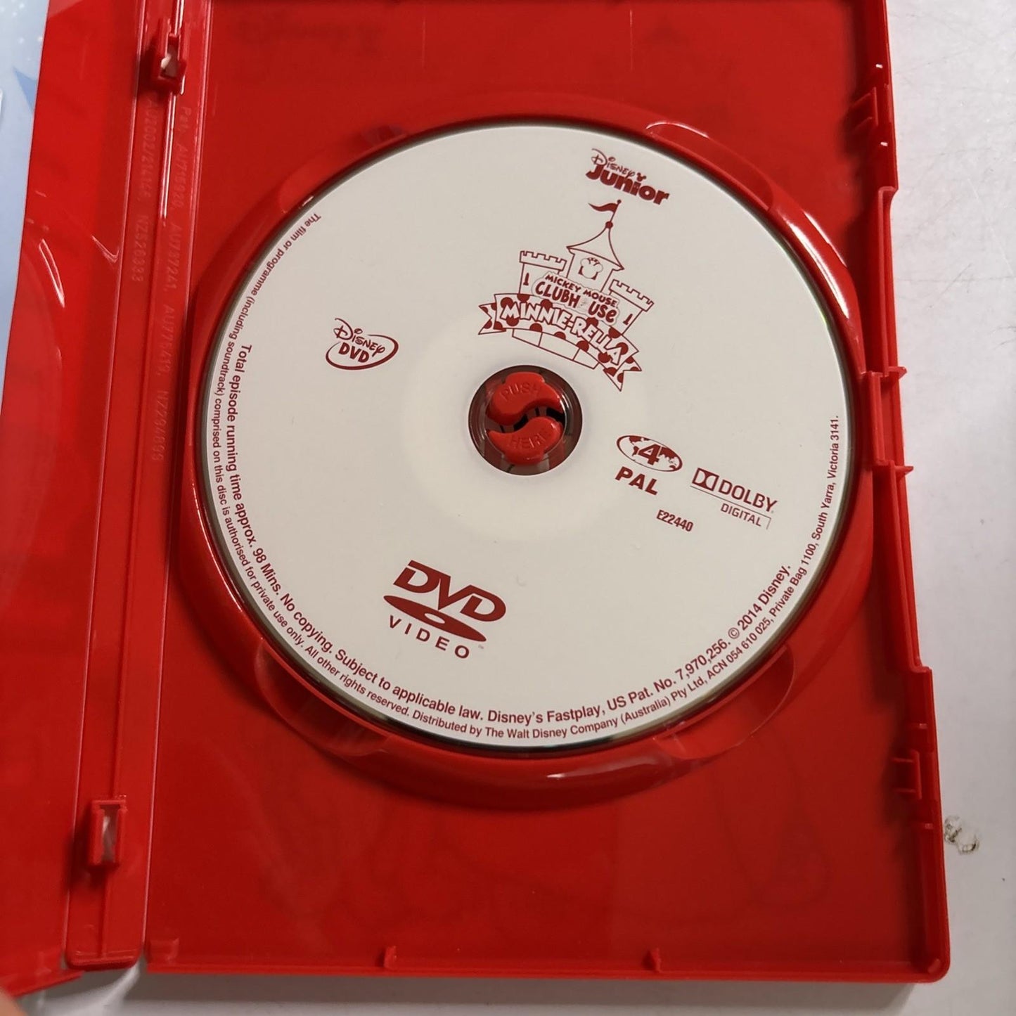 Mickey Mouse Clubhouse - Minnie-Rella (DVD, 2014) Region 4