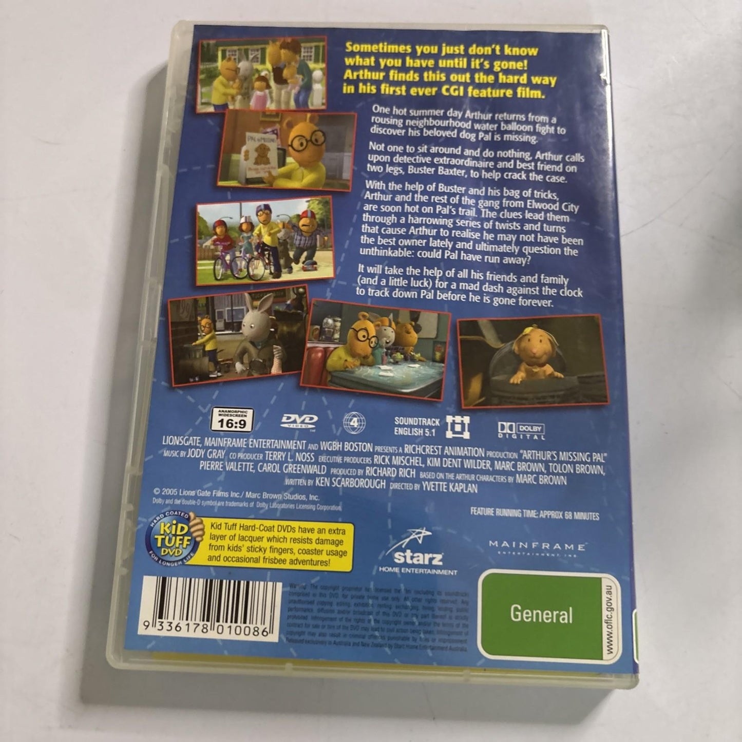 Arthur's Missing Pal (DVD, 2006) Region 4