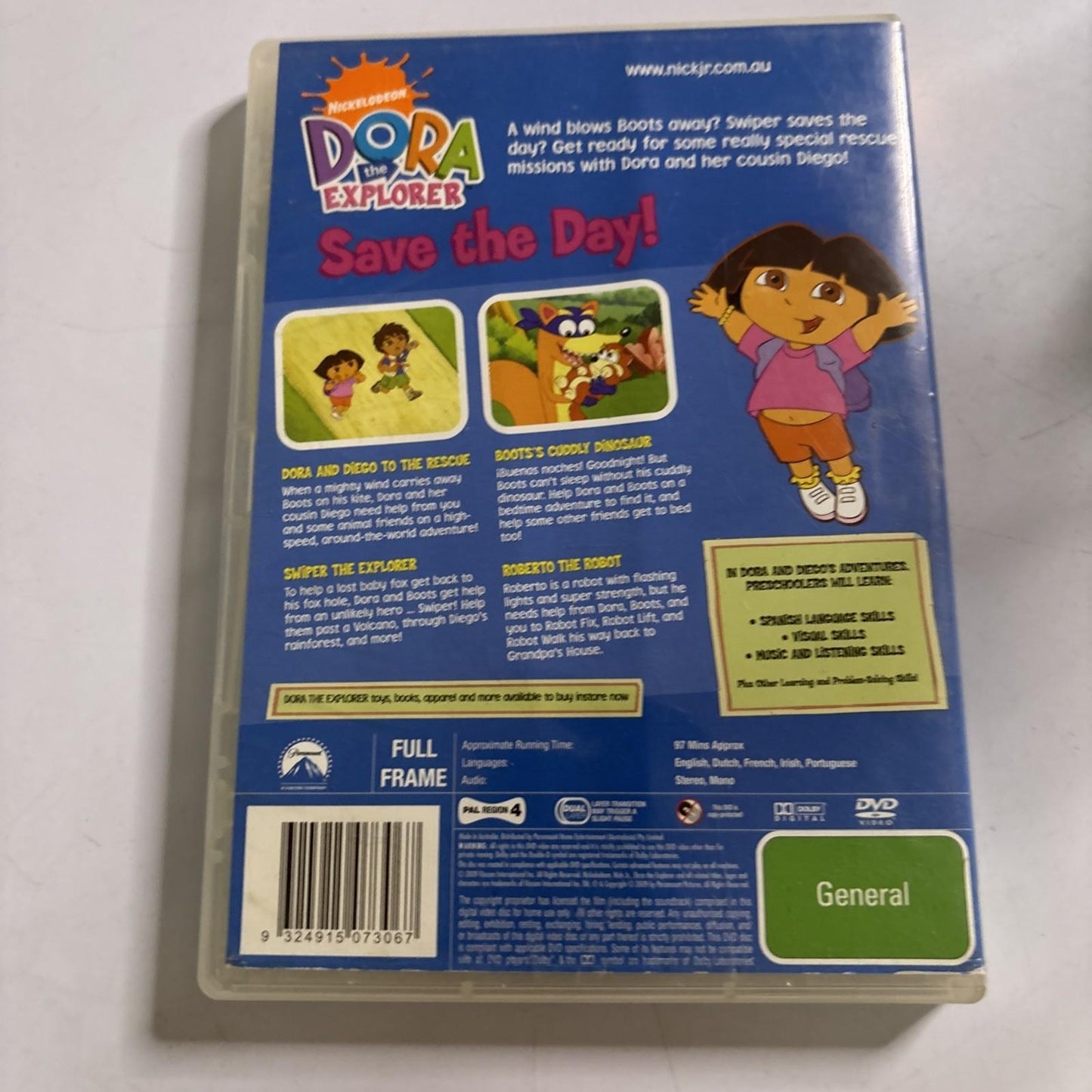 Dora the Explorer - Save the Day! (DVD, 2000) Region 4