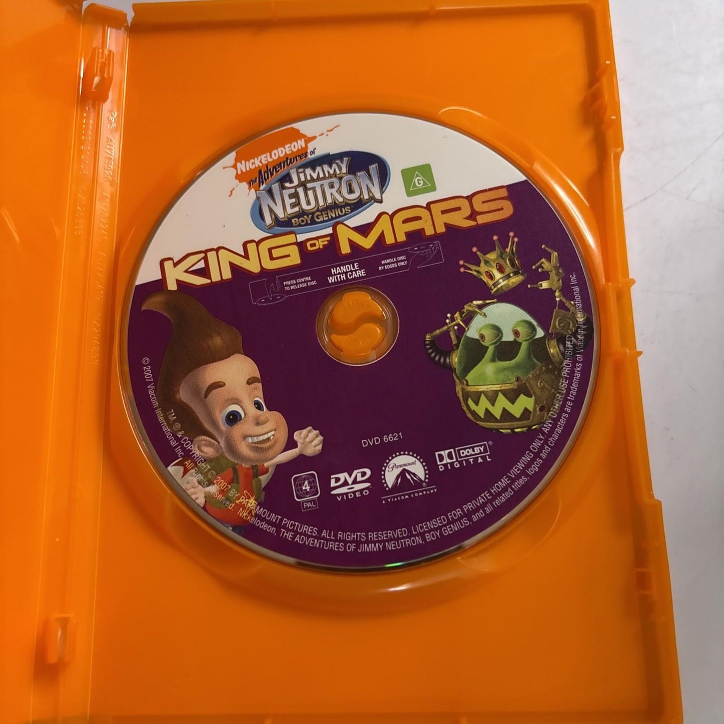 Jimmy Neutron - King of Mars (DVD, 2005) Region 4