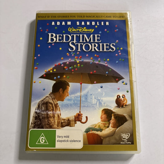 Bedtime Stories (DVD, 2008) Adam Sandler Region 4