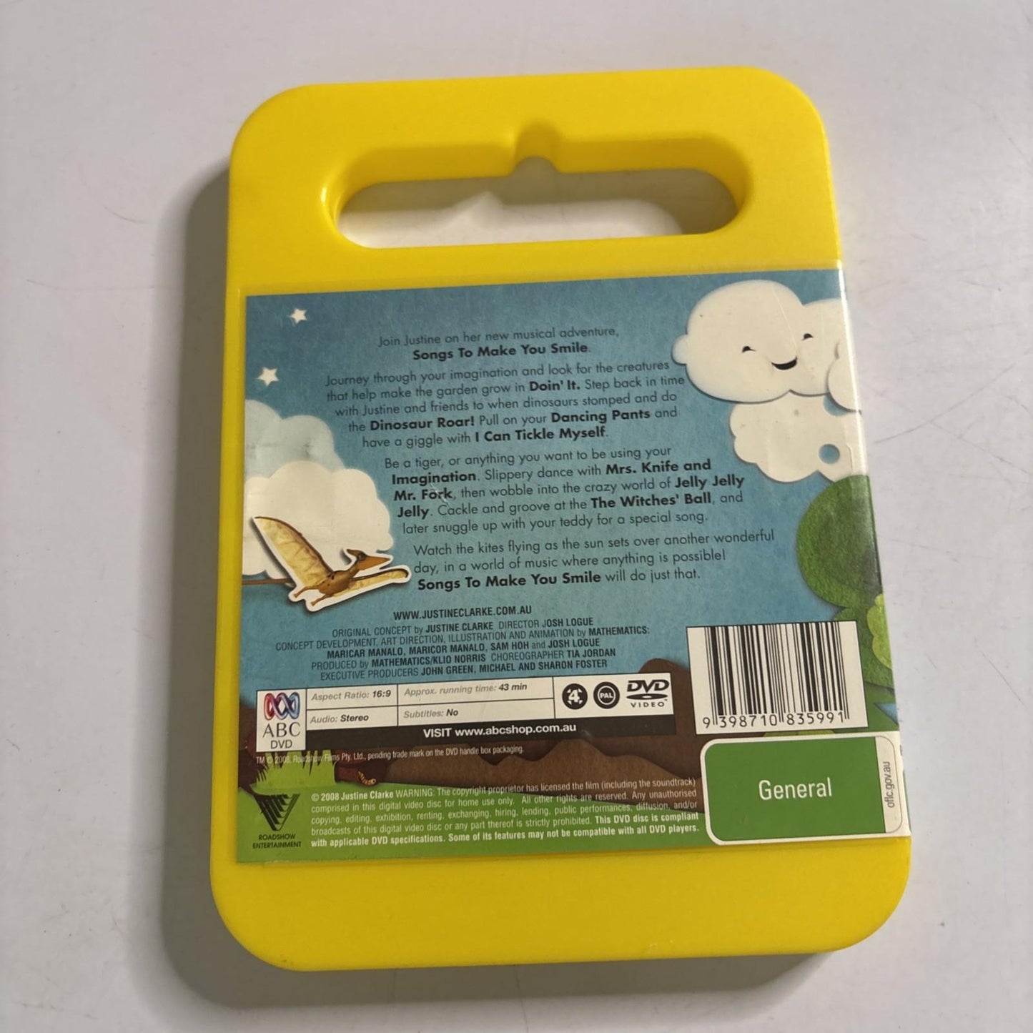 Justine Clark - Songs to Make Your Smile (DVD, 2007) Region 4