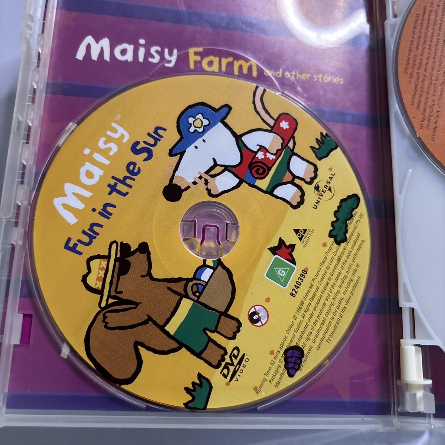 Maisy: Slash, Farm, Fun In The Sun, Panda, Playtime (DVD, 5-Disc) Region 4,2