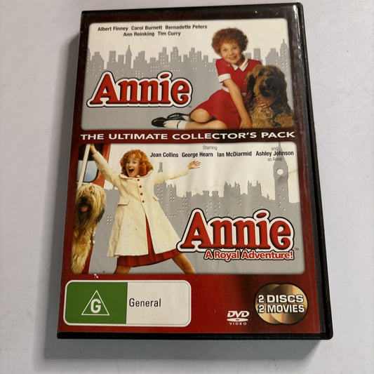 Annie / Annie - A Royal Adventure (DVD, 1981) Aileen Quinn, Region 4