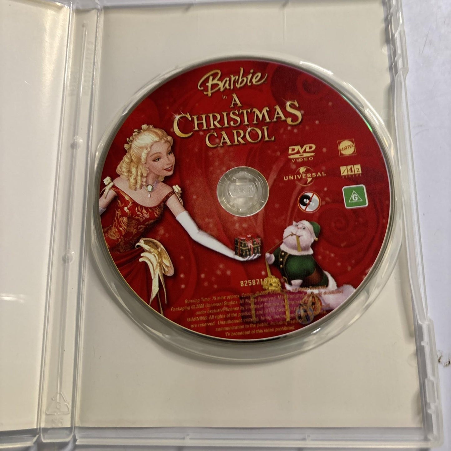 Barbie In A Christmas Carol (DVD, 2008) Region 4,2