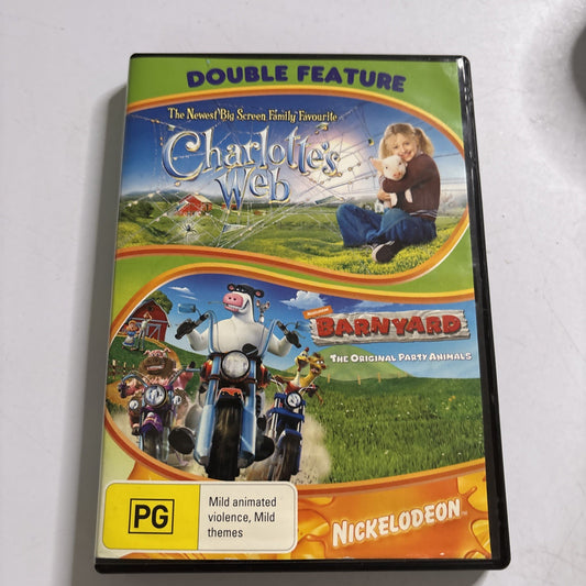 Charlotte's Web / Barnyard (DVD, 2009) Dakota Fanning, Julia Roberts, Region 4