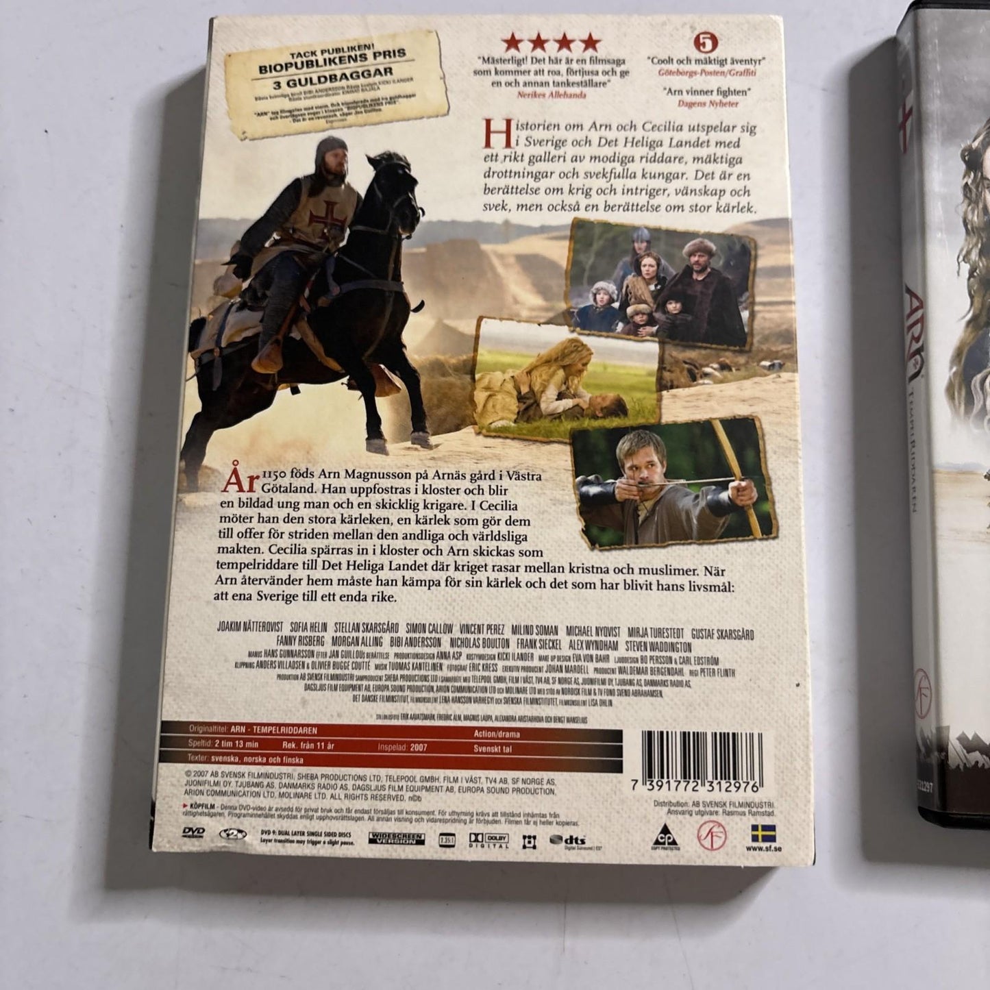 Arn Tempel Rissaren (DVD, 2007) Efter Jan Region 2 Swedish