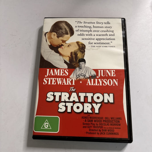 The Stratton Story (DVD, 1946) James Stewart, June Allyson Region 4