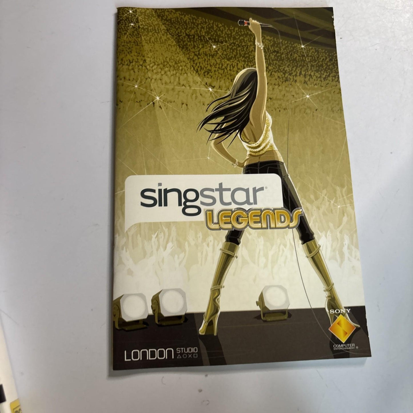 Singstar Legends - Sony PlayStation 2 PS2 Game Manual PAL