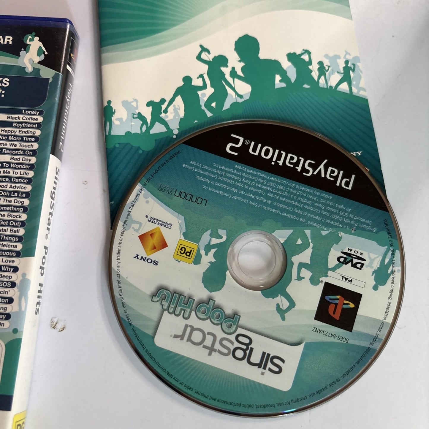 SingStar Pop Hits - Sony Playstation 2 PS2 - Complete w/ Manual PAL