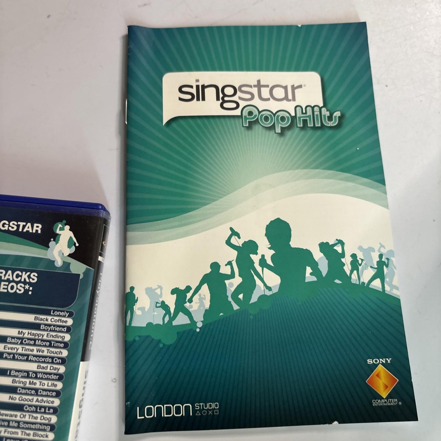 SingStar Pop Hits - Sony Playstation 2 PS2 - Complete w/ Manual PAL