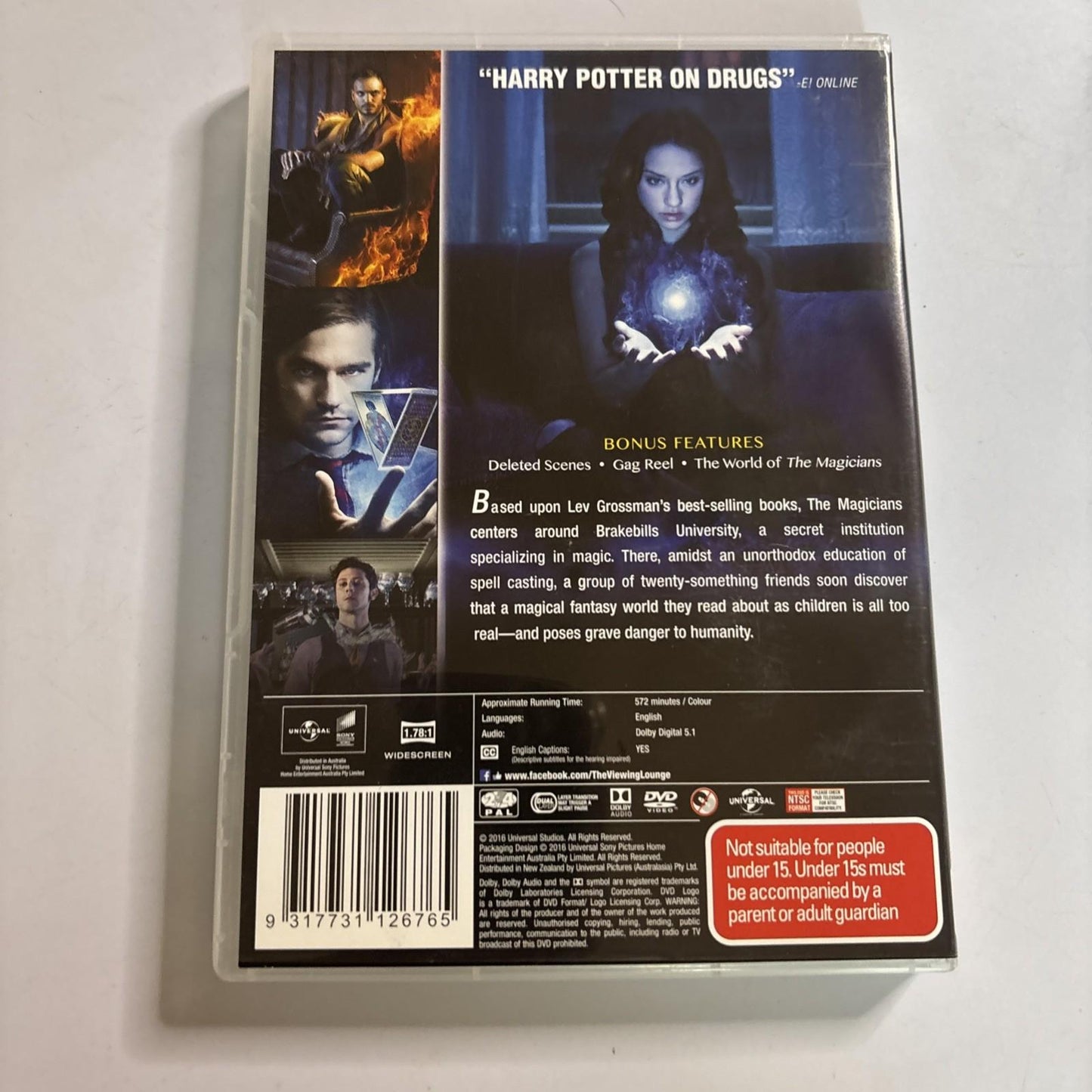 The Magicians : Season 1 (DVD, 2015) Region 4,2