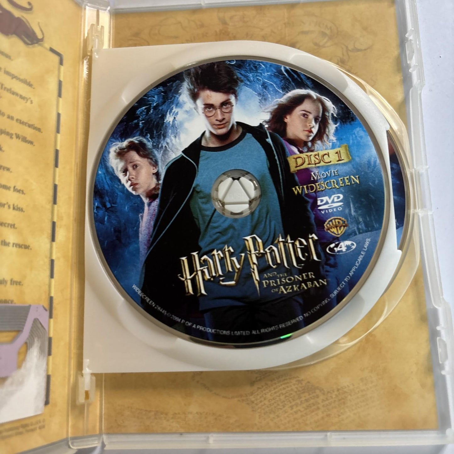 Harry Potter and the Prisoner of Azkaban (DVD, 2004) Region 4