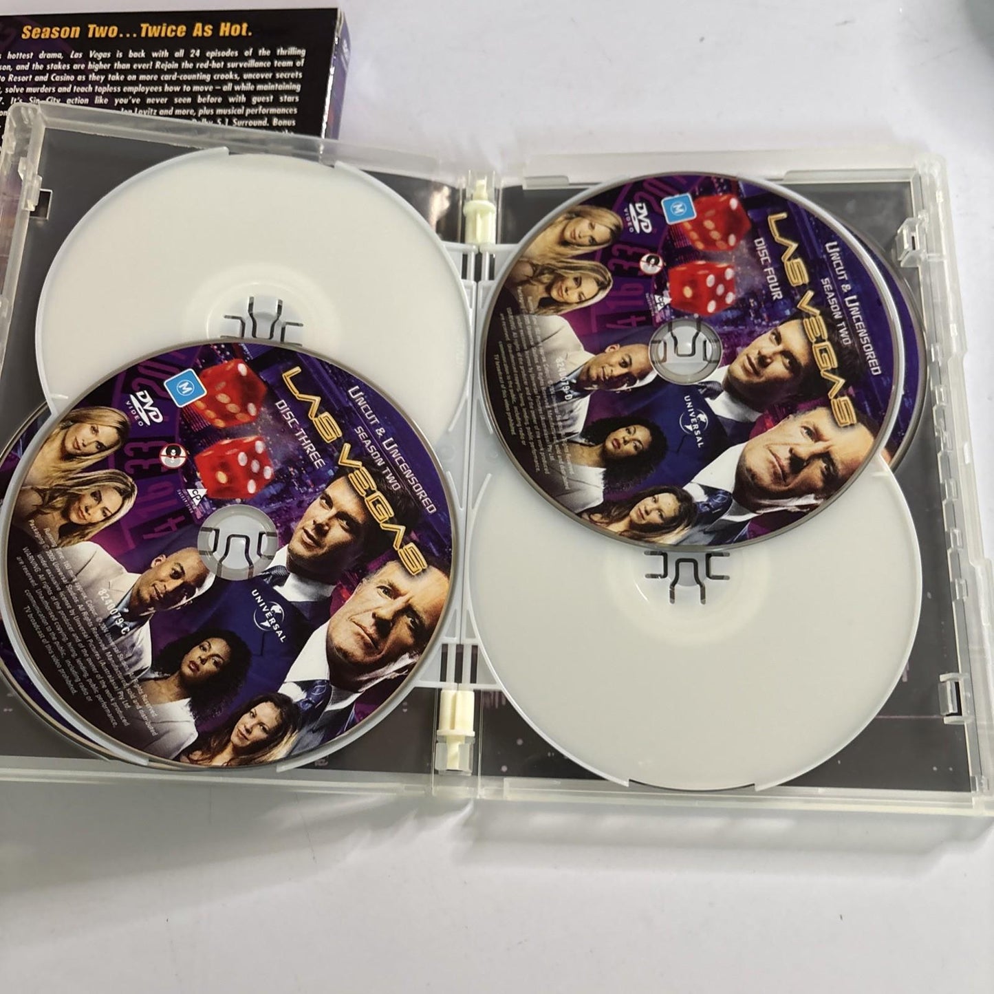 Las Vegas : Season 2 (DVD, 2004) Region 4,2