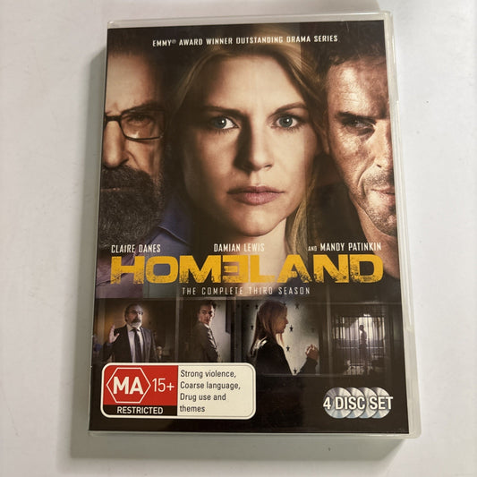 Homeland : Season 3 (DVD, 2013) Region 4 NEW