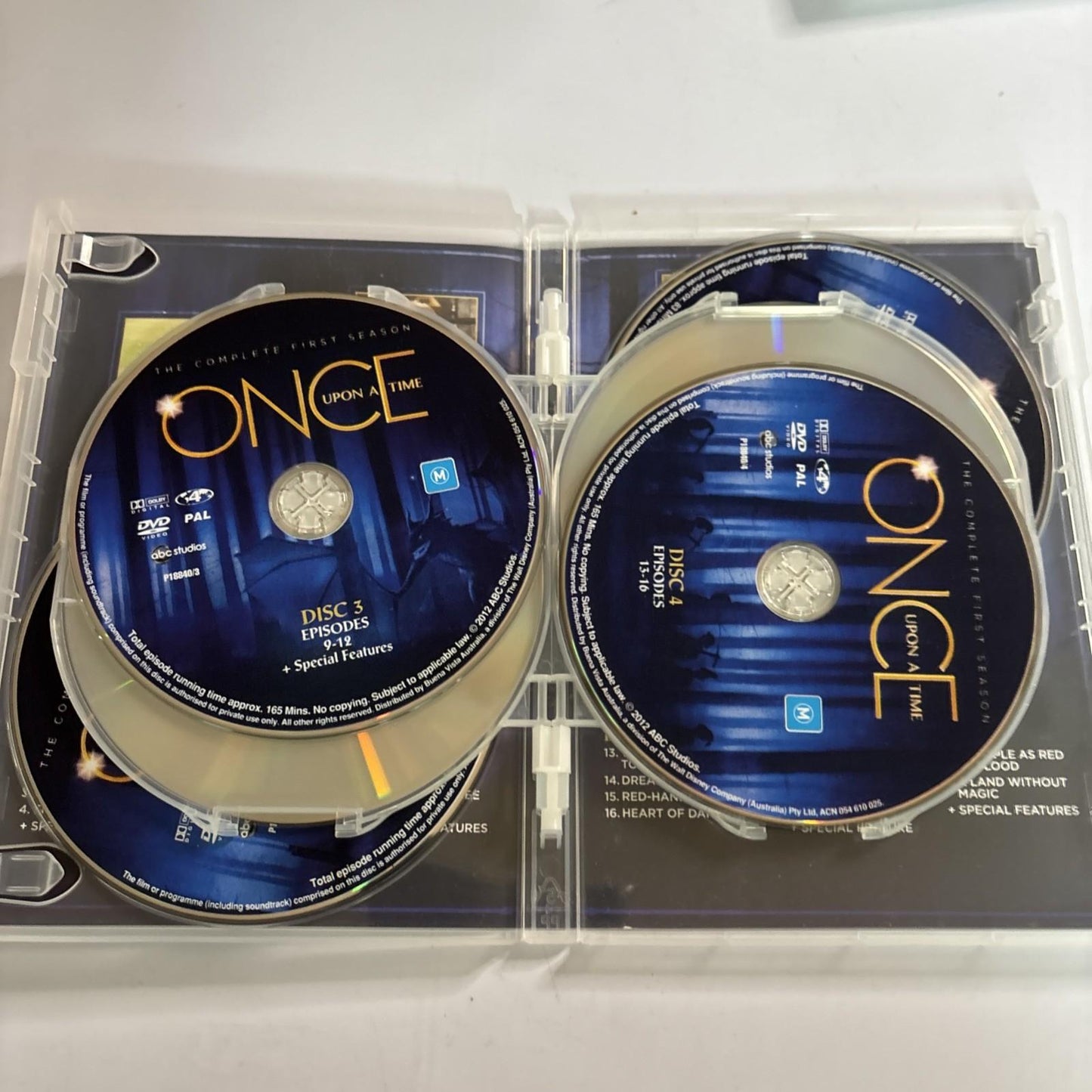 Once Upon a Time : Season 1 (DVD, 2011) Region 4