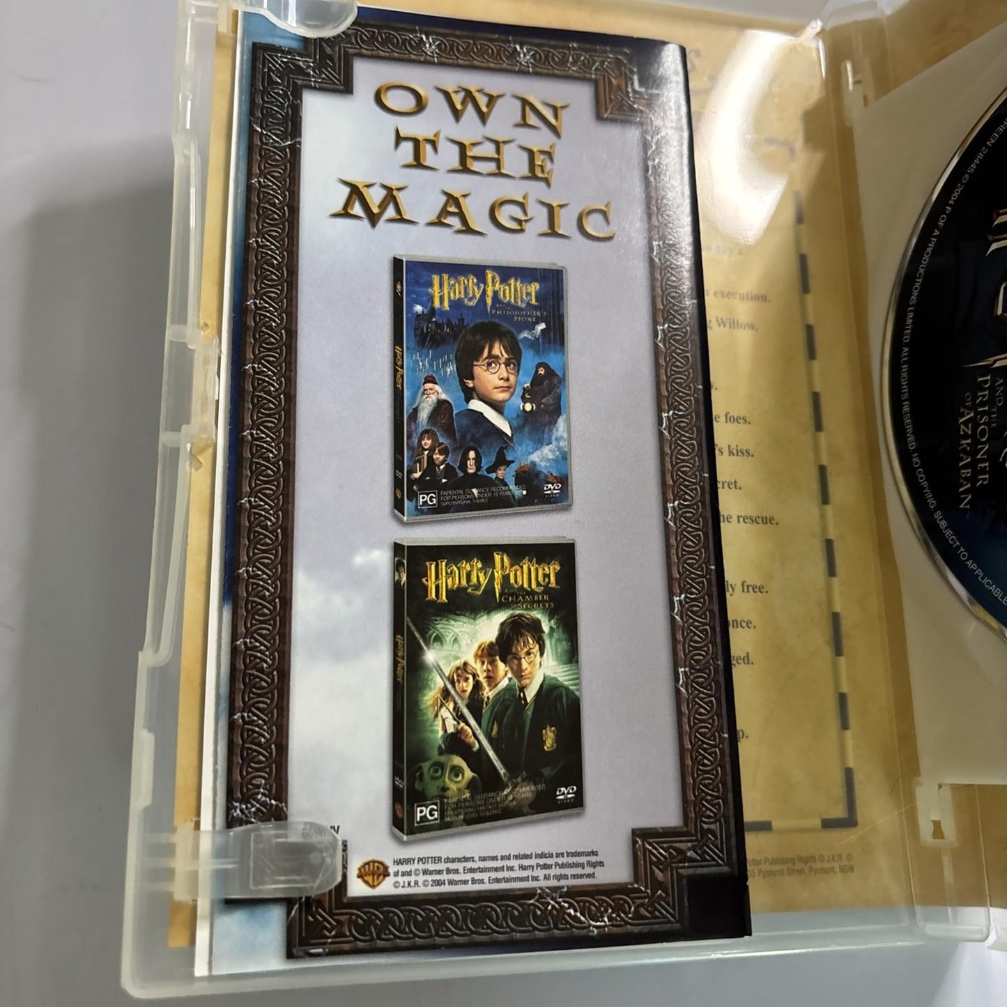 Harry Potter and the Prisoner of Azkaban (DVD, 2004)