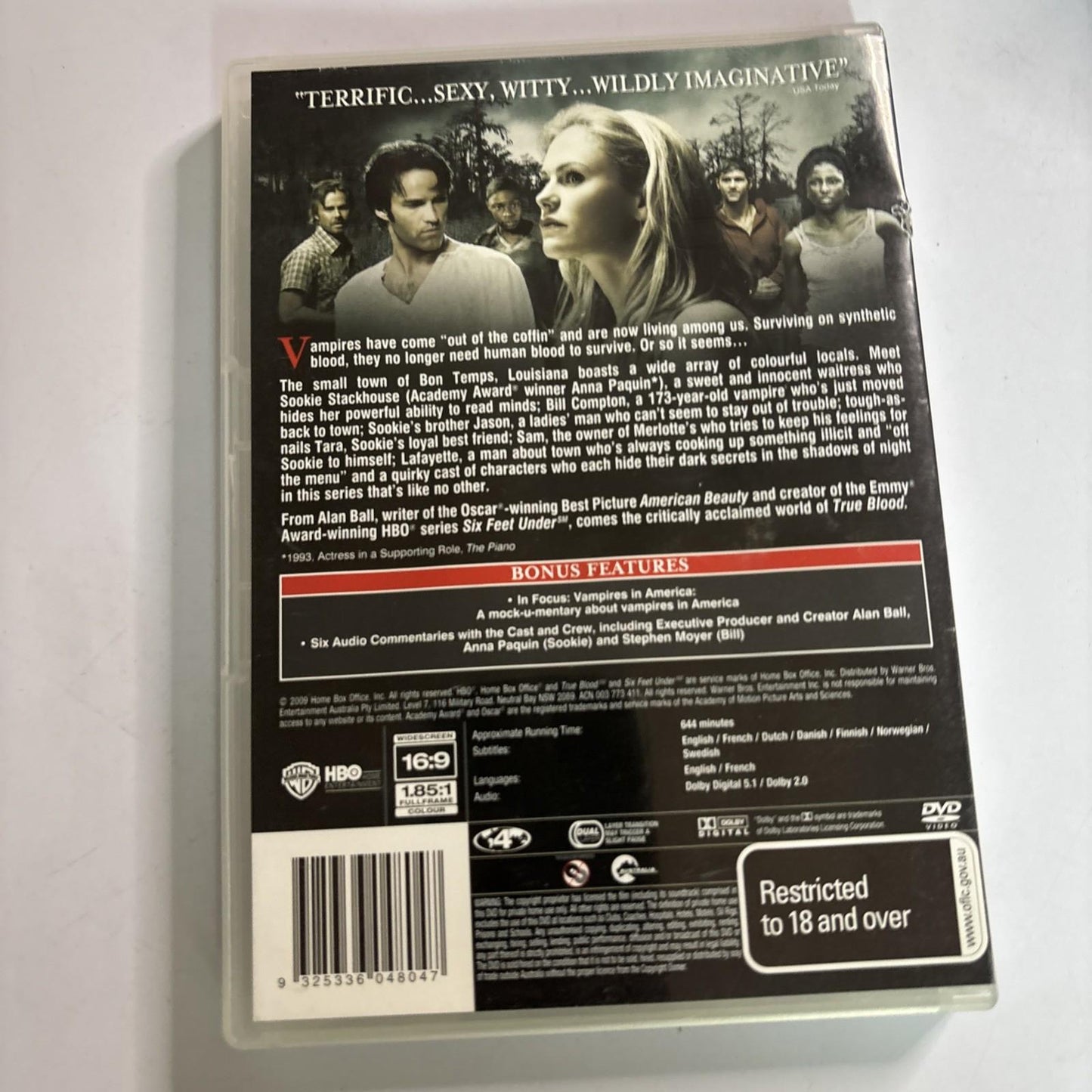 True Blood - Season 1 (DVD, 2009) 5 Disc Set Region 4