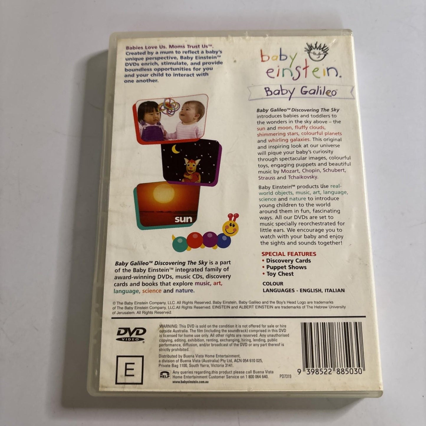 Baby Einstein - Baby Galileo (DVD, 2004) Region 4