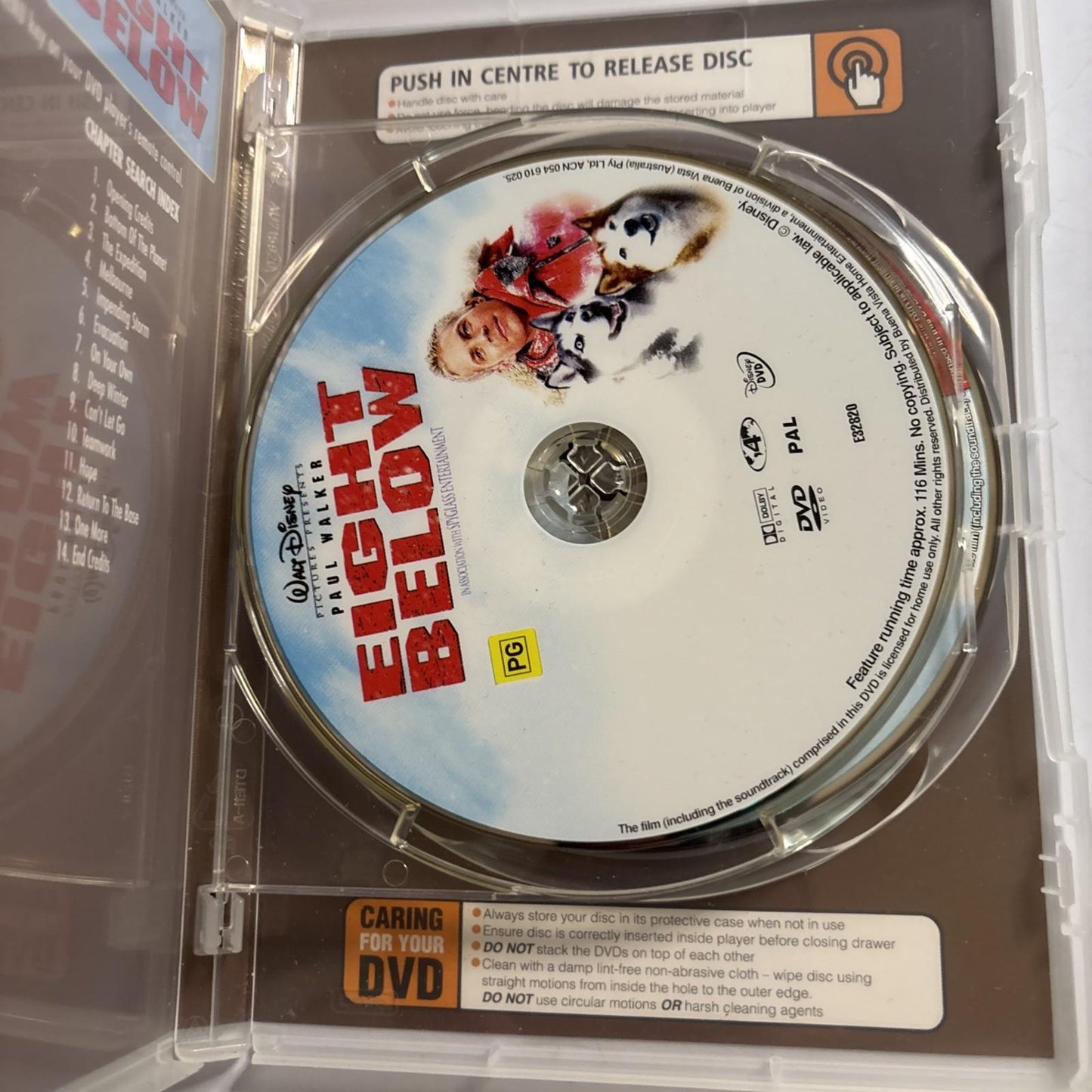 The Shaggy Dog / Eight below (DVD, 2006) Region 4