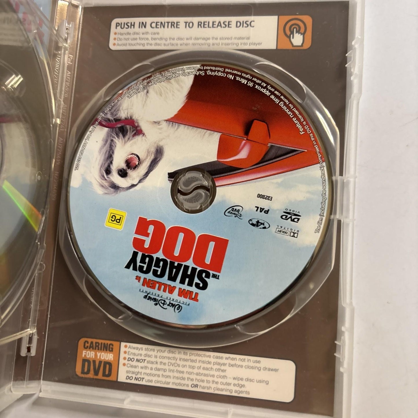 The Shaggy Dog / Eight below (DVD, 2006) Region 4