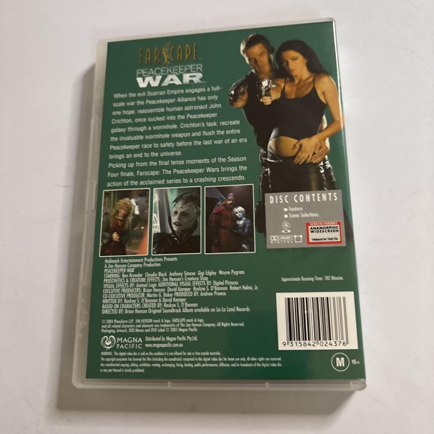 Farscape - Peacekeeper War (DVD, 2004) Region 4 NEW