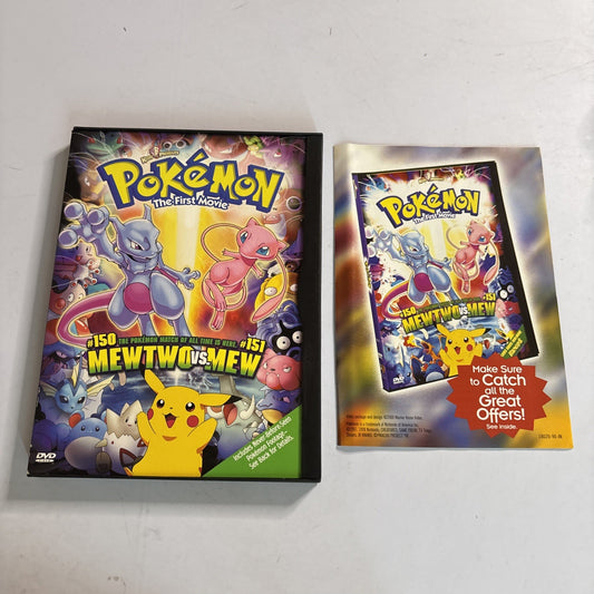 Pokemon - The First Movie Mewtwo Vs Mew (DVD) Region 1