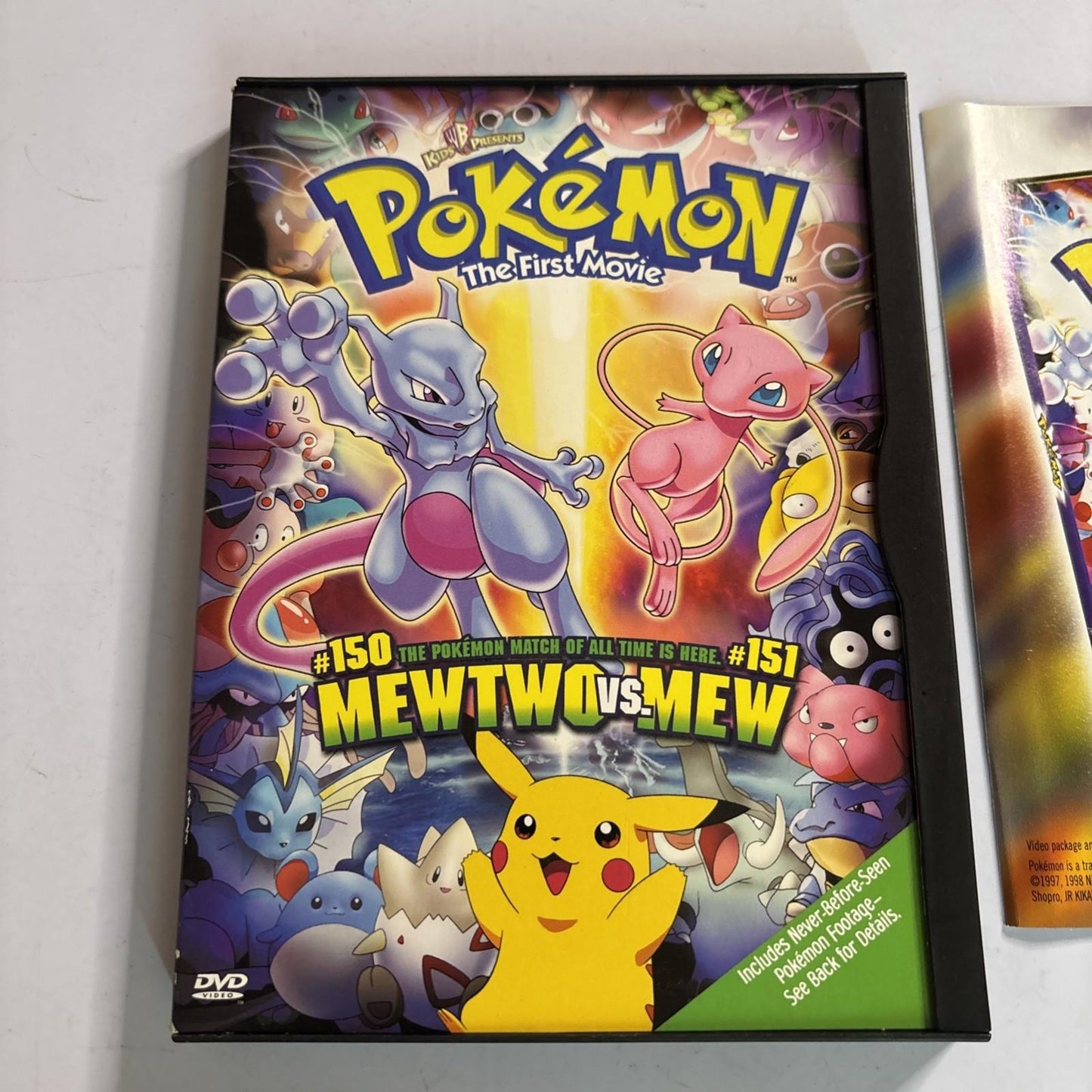 Pokemon - The First Movie Mewtwo Vs Mew (DVD) Region 1