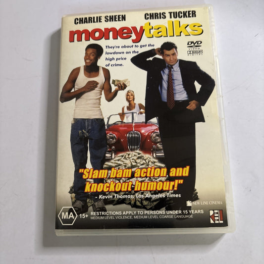 Money Talks (DVD, 1997) Charlie Sheen, Chris Tucker Region 4