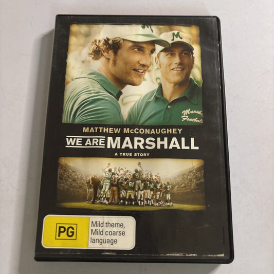 We Are Marshall (DVD, 2006) Matthew McConaughey Region 4