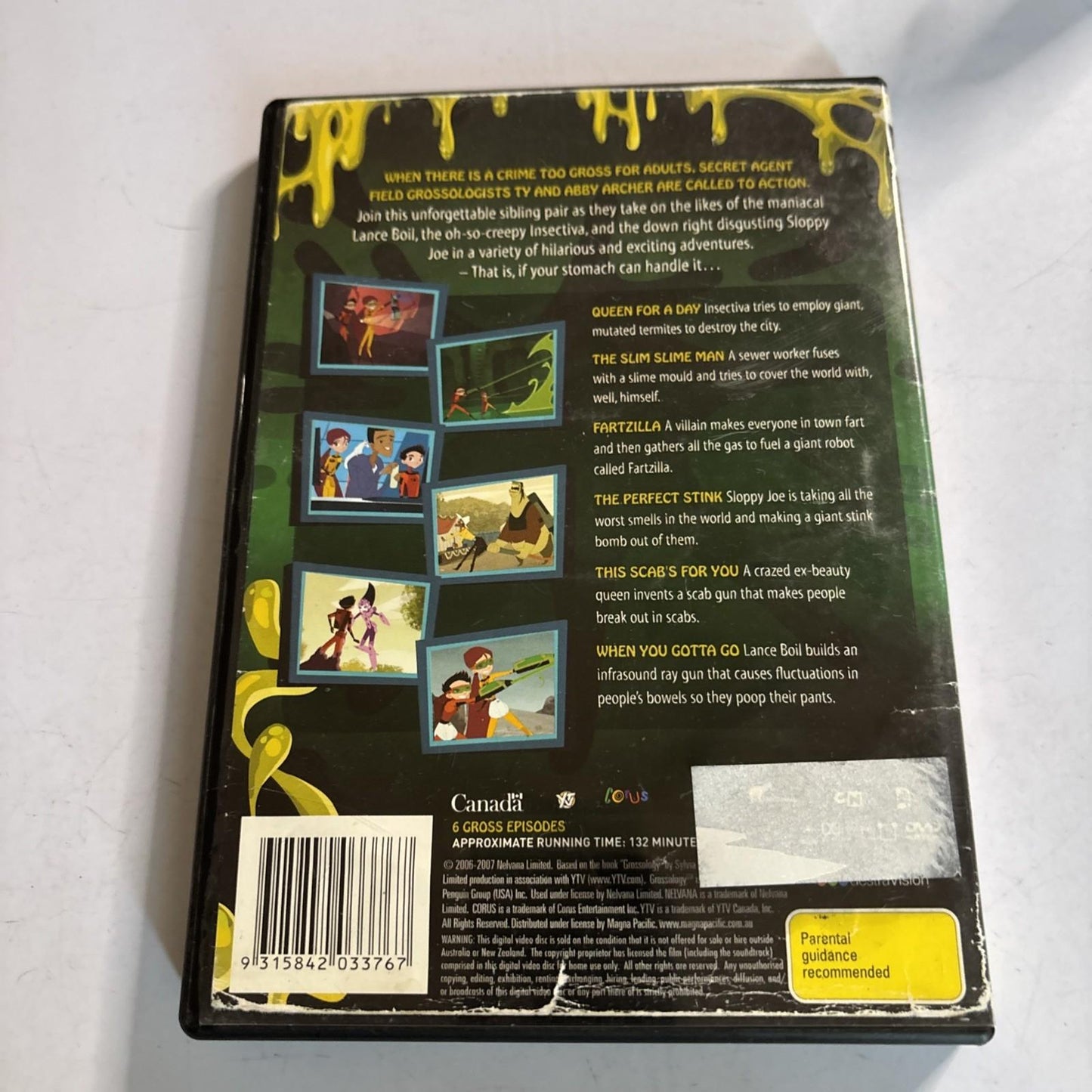 Grossology - The Perfect Stink : Vol 1 (DVD, 2006) Region 4