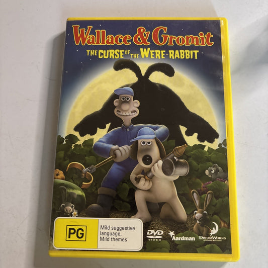 Wallace & Gromit - The Curse of the Were Rabbit (DVD, 2005) Region 4,2