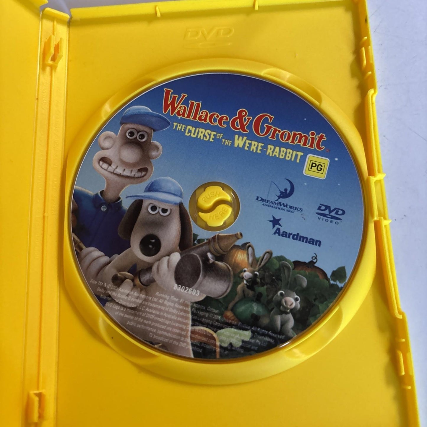 Wallace & Gromit - The Curse of the Were Rabbit (DVD, 2005) Region 4,2