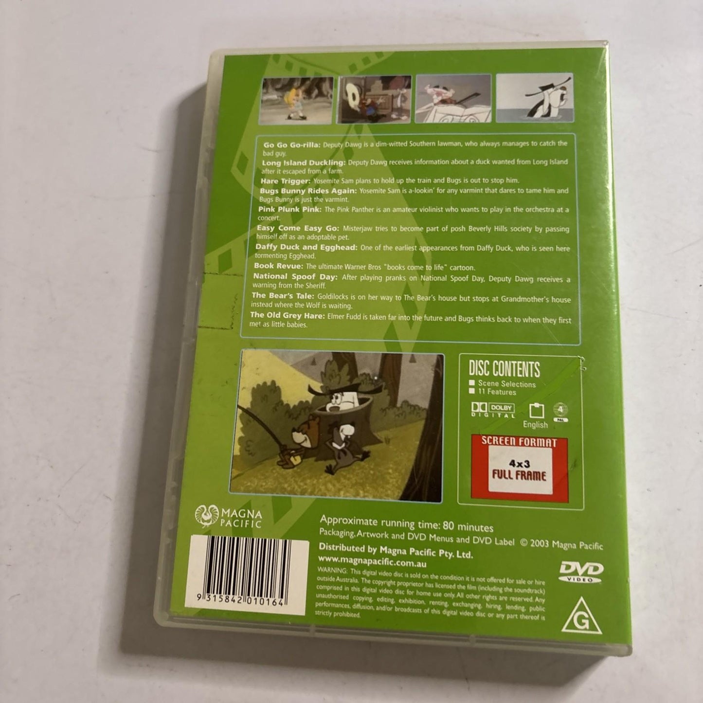 Cartoon Hall of Fame : Vol 3 (DVD, 1940) Region 4