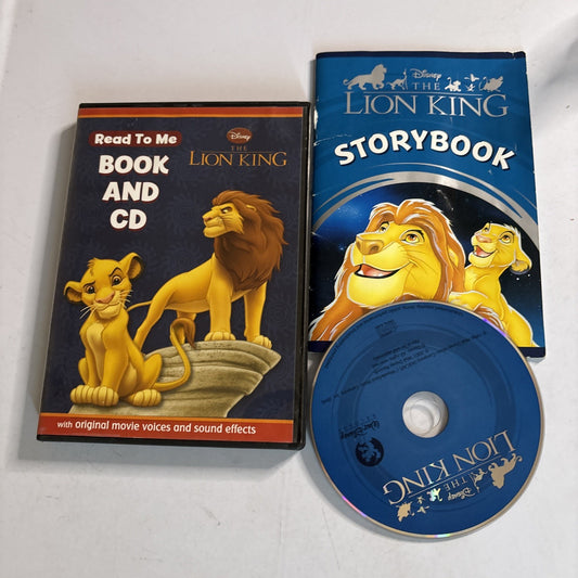The Lion King Book and CD Disney's Read To Me (CD, 2010)