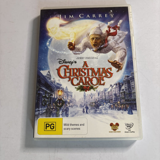 A Christmas Carol (DVD, 2009) Disney Jim Carrey Region 4