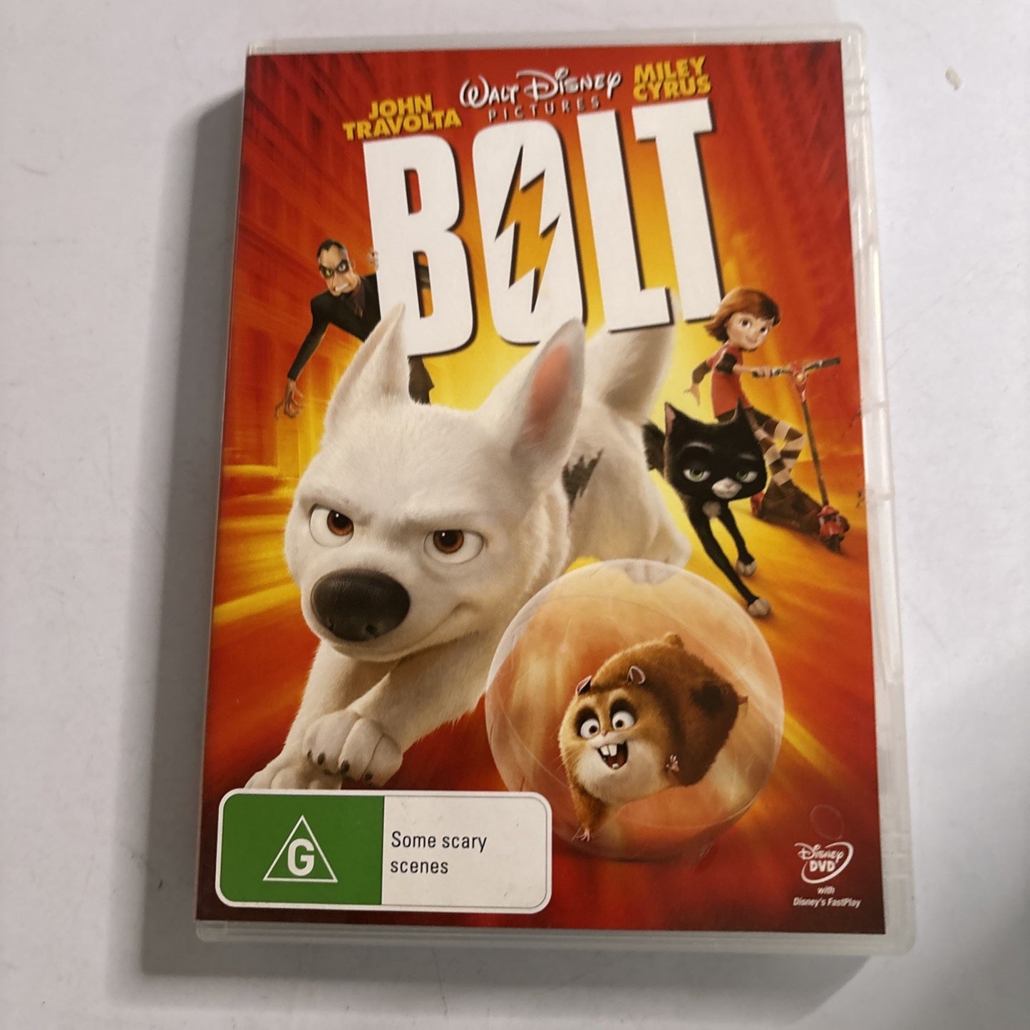 Bolt (DVD, 2008) John Travolta, Miley Cyrus Region 4