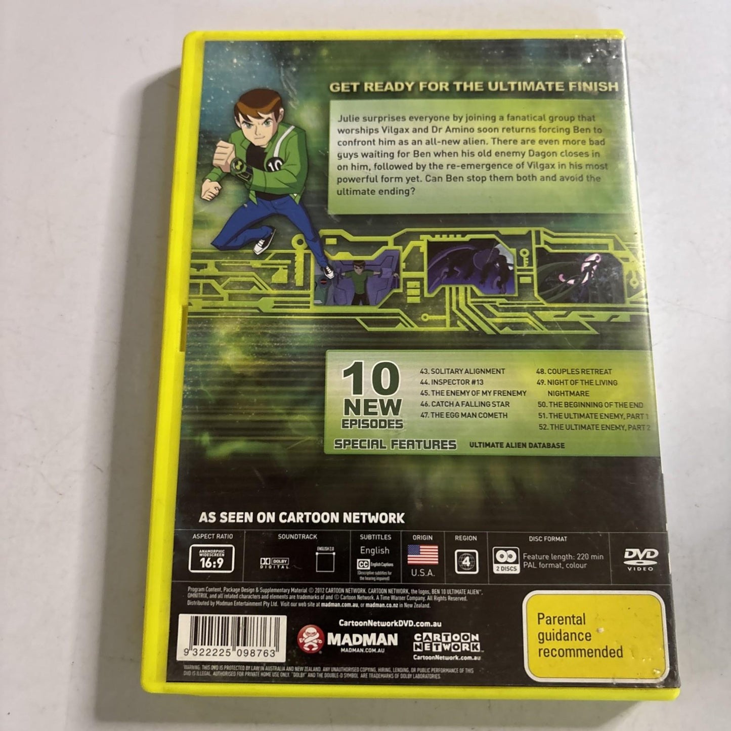 Ben 10 - Ultimate Alien : Vol 8 (DVD, 2010) Region 4
