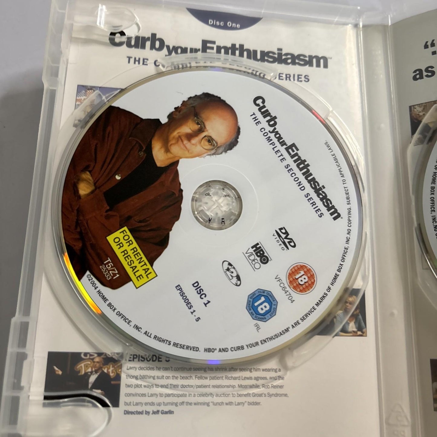 Curb Your Enthusiasm - Series 1 2 5 DVD Region 2