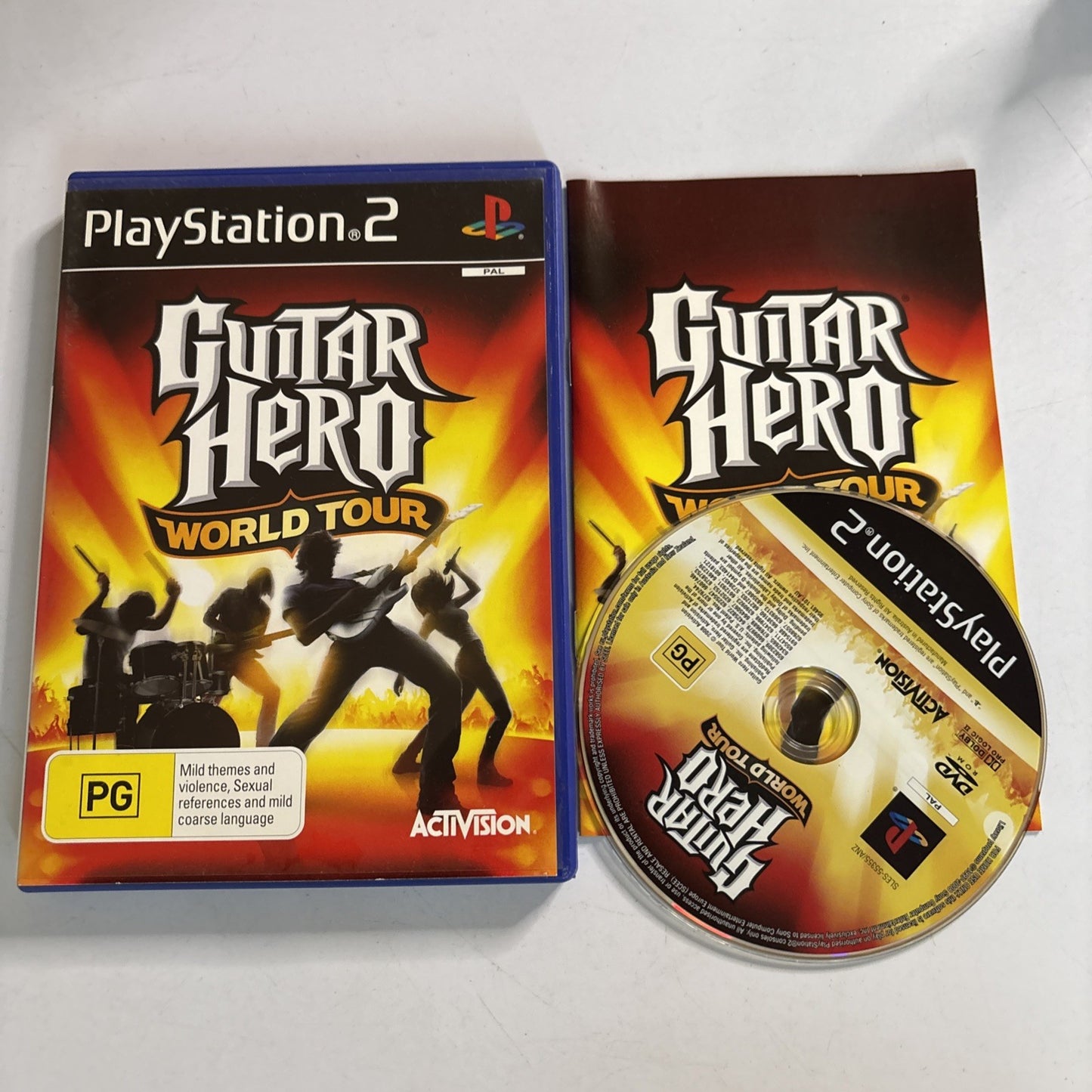 Guitar Hero - World Tour Sony Playstation 2 PS2 Manual PAL