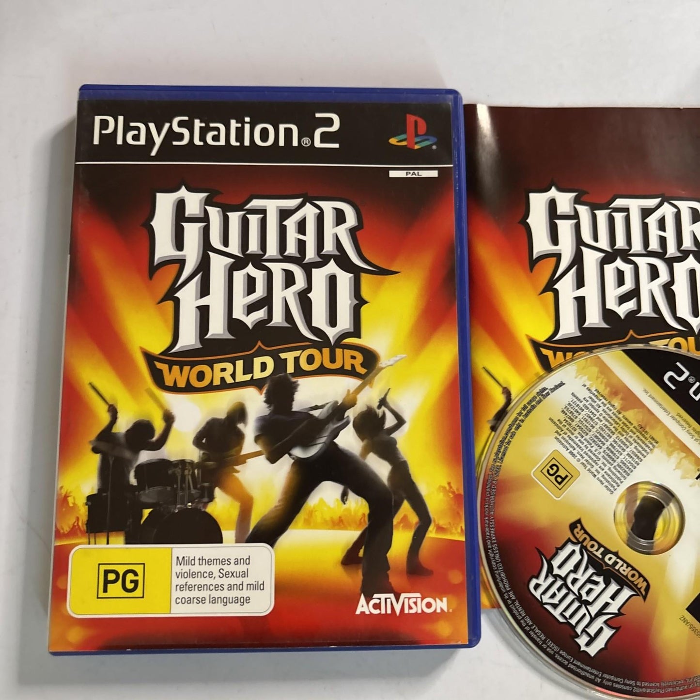 Guitar Hero - World Tour Sony Playstation 2 PS2 Manual PAL