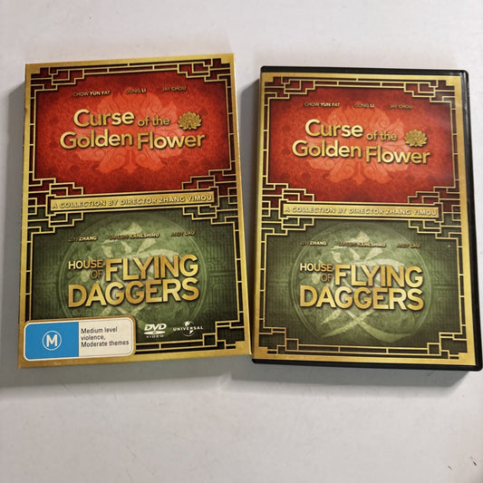 Curse of the Golden Flower / House of Flying Daggers (DVD, 2006) Region 4