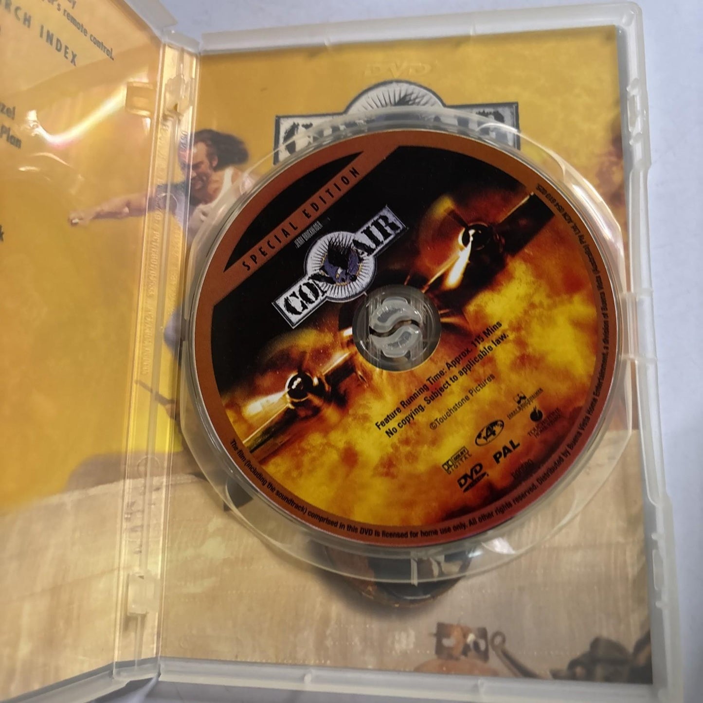 Con Air (DVD, 1997) Nicholas Cage, John Cusack Region 4