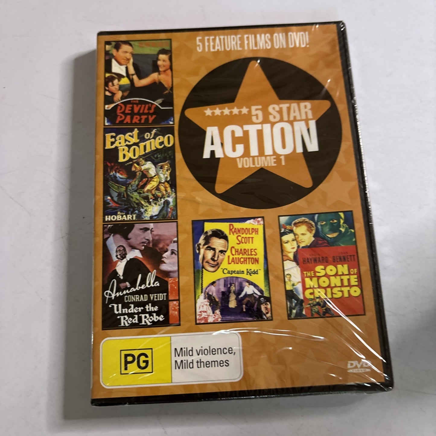 The Devils Party /East of Borneo/ Captain Kidd/ Under the red robe/Son Monte DVD