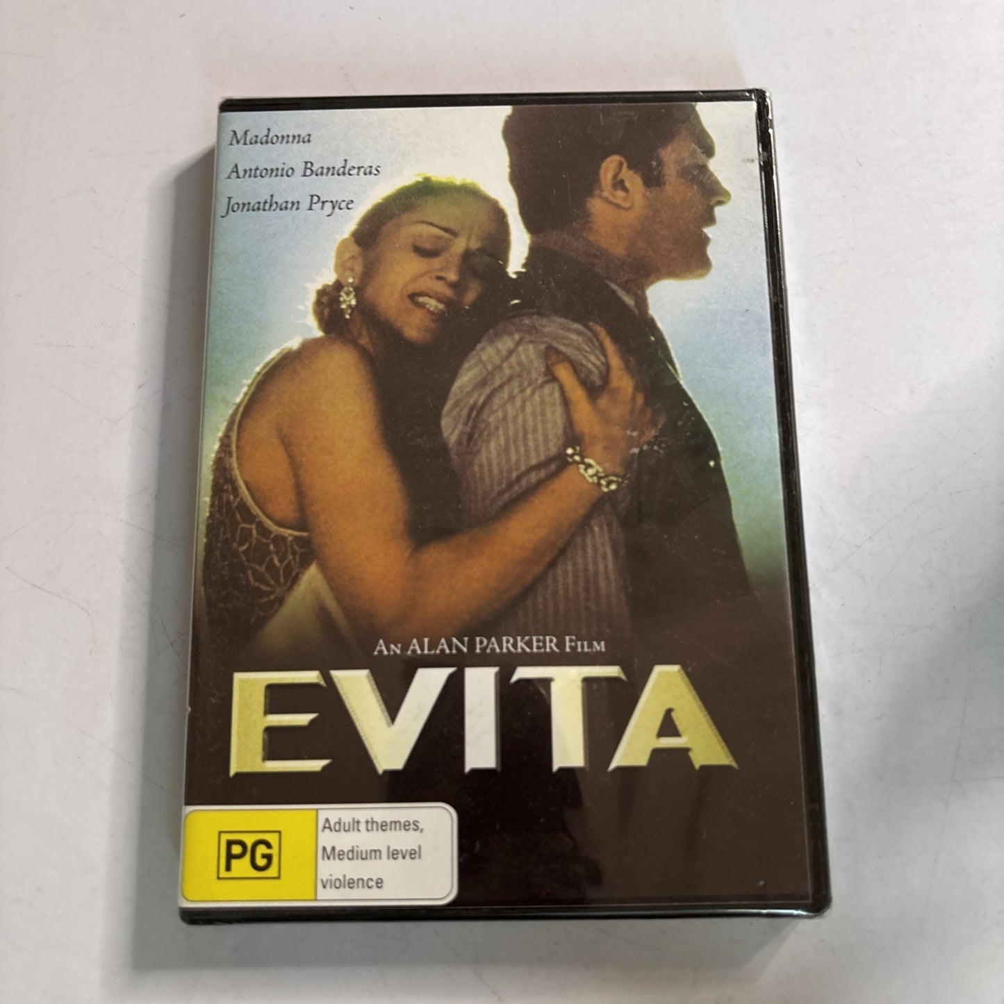 Evita (DVD, 1996) Madonna, Antonio Banderas Region 4 *New Sealed*