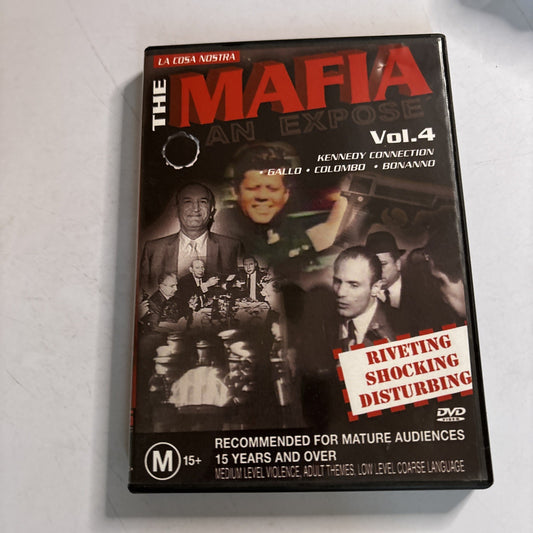 The Mafia An Expose - Vol 4 DVD Kennedy, Gallo, Clombo, Bonanno All Region NEW